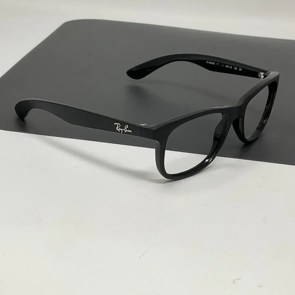 RAY-BAN JR RJ9062S 7013/71 Black Matte 48-16-125 Sunglasses Eyeglasses Frame